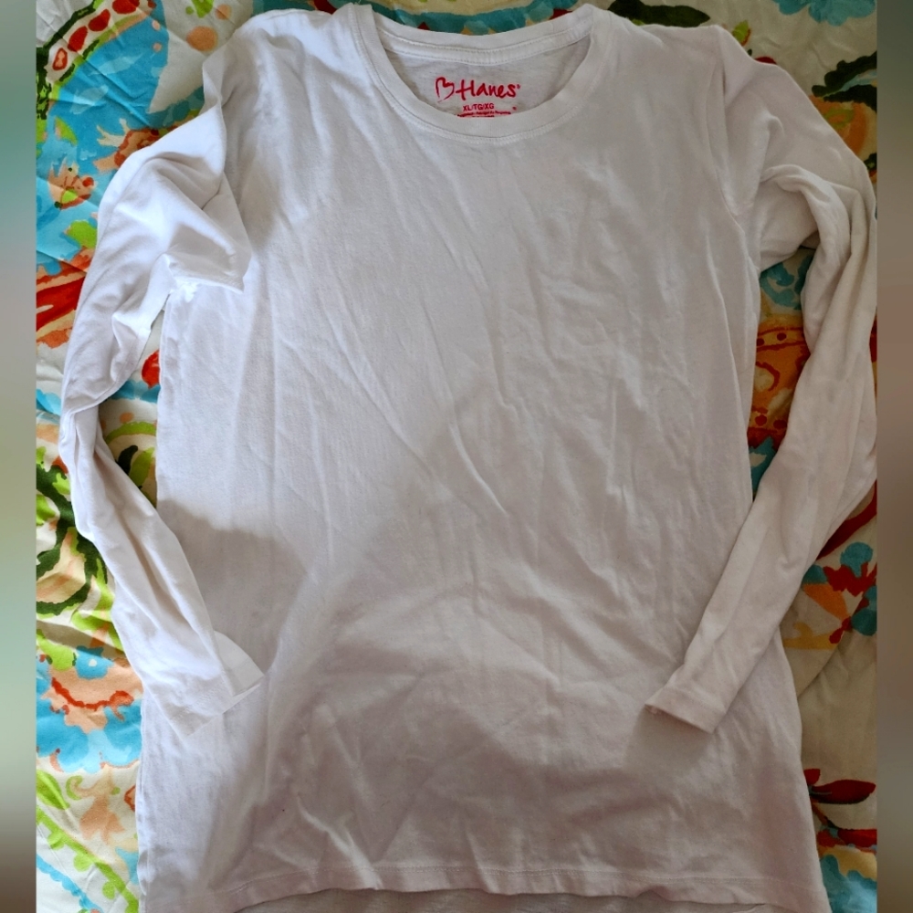 Hanes tagless long sleeve